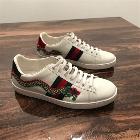 gucci dragon ace replica|gucci ace jeans tongue.